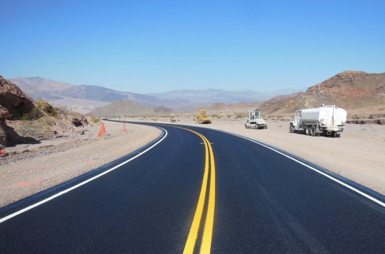 NPS-photo-Badwater-Road-just-before-construction-crews-demobilized-and-the-road-opened-487-pixels